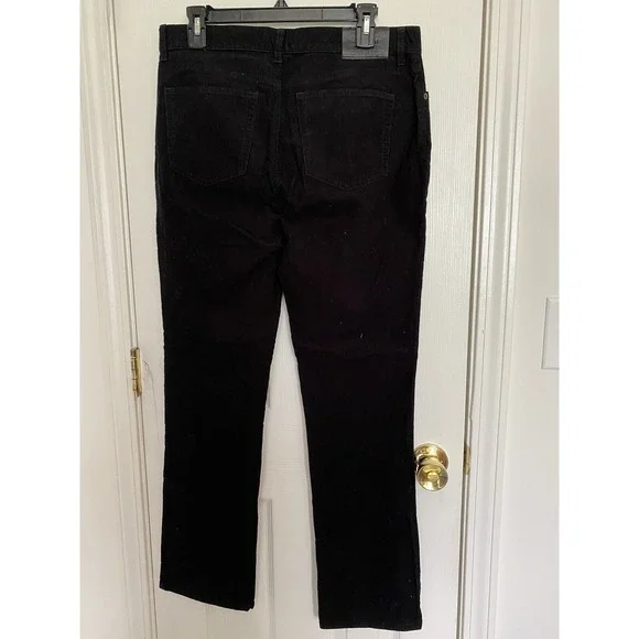 Great Pre-Owned Ralph Lauren corduroy Jean women SiZE‎ 8 Regular Color Black - Picture 2 of 7